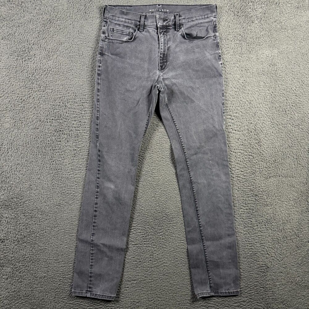 Mott & Bow Jeans Mens 31x34 (Fits 30x33) Black Slim Fit Stretch Denim Pants